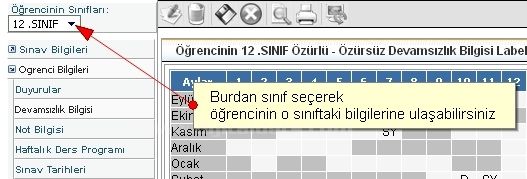 E-okulun Kullanımıfireshotöğrenci - Veli Girişleri