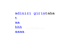 Metin (String) İşlemleri