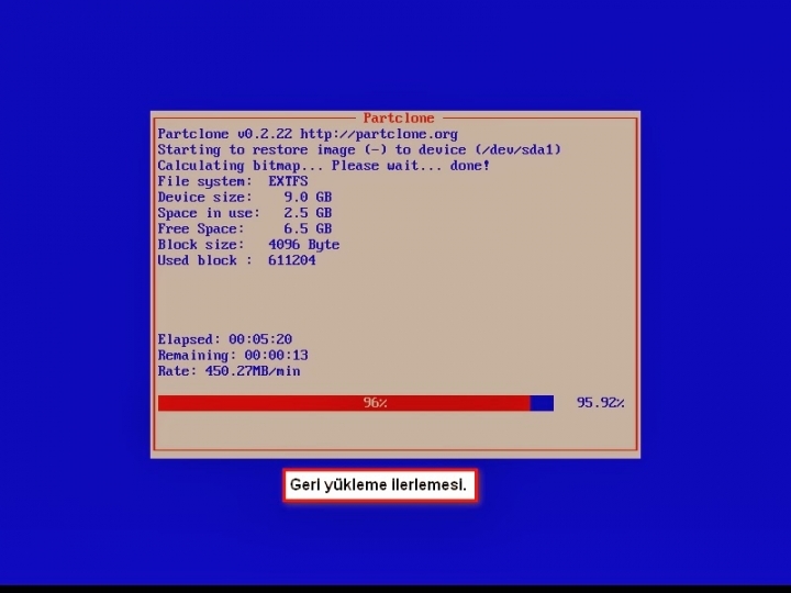 Clonezilla ile Yedek Almak