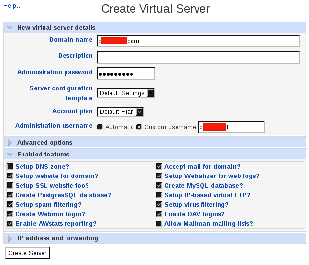 Virtualmin Sorunları ve Çözümleri